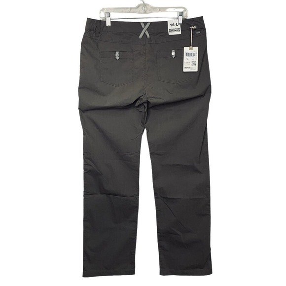 Mountain Khakis Stretch Poplin Pants Womens Size 16 Tall Terra Brown NWT $80 - Picture 9 of 13